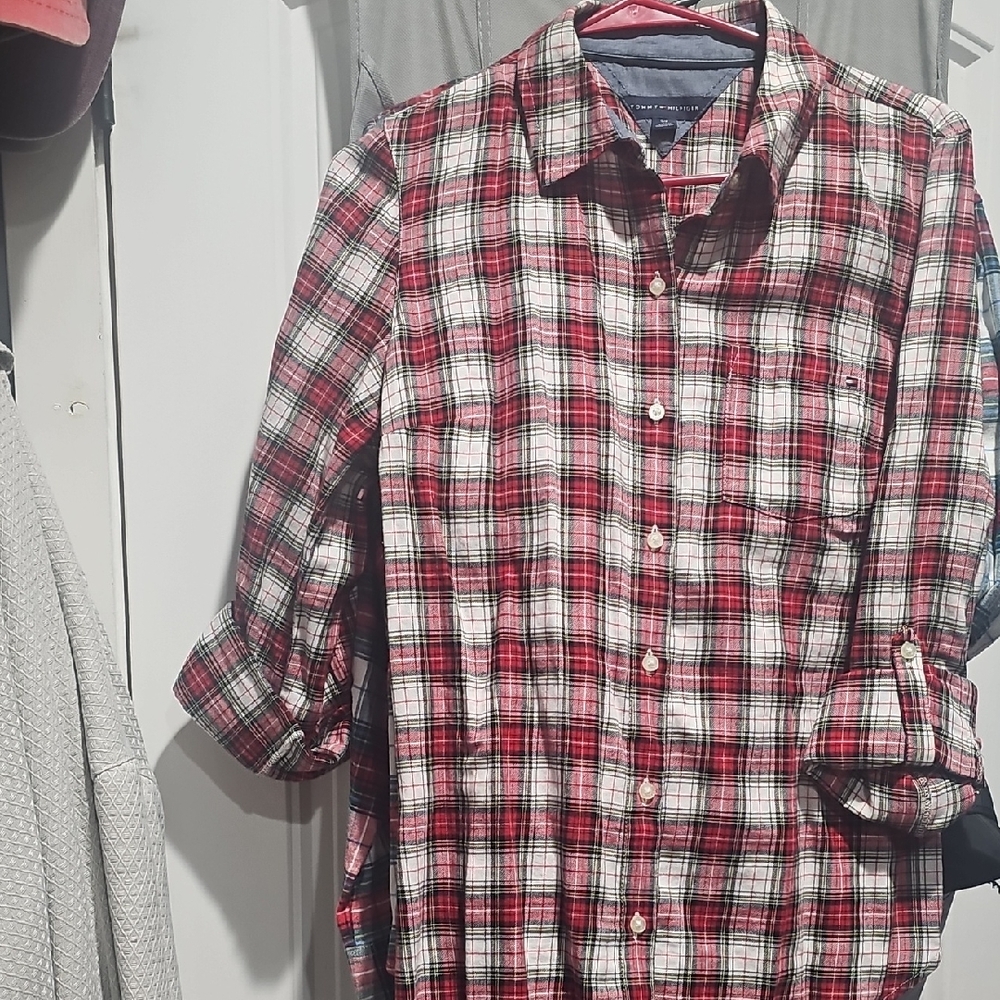 Red‎ Plaid Women's Shirt